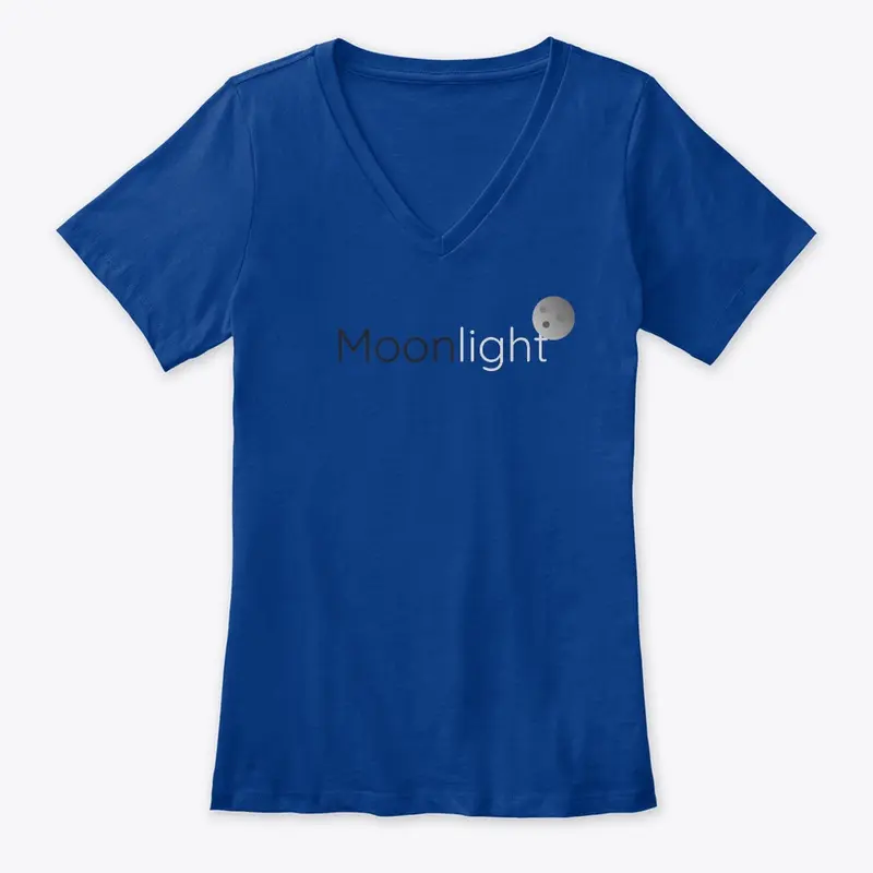 Moonlight Women's V-Neck Tee Shirt 